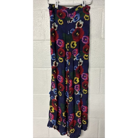 Nicobar Women’s XS Floral Viscose Pants Flaw - Picture 2 of 9